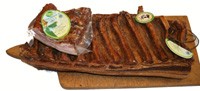 Boczek wędzony bez kości EKO OK. 300G - ROLMIĘS